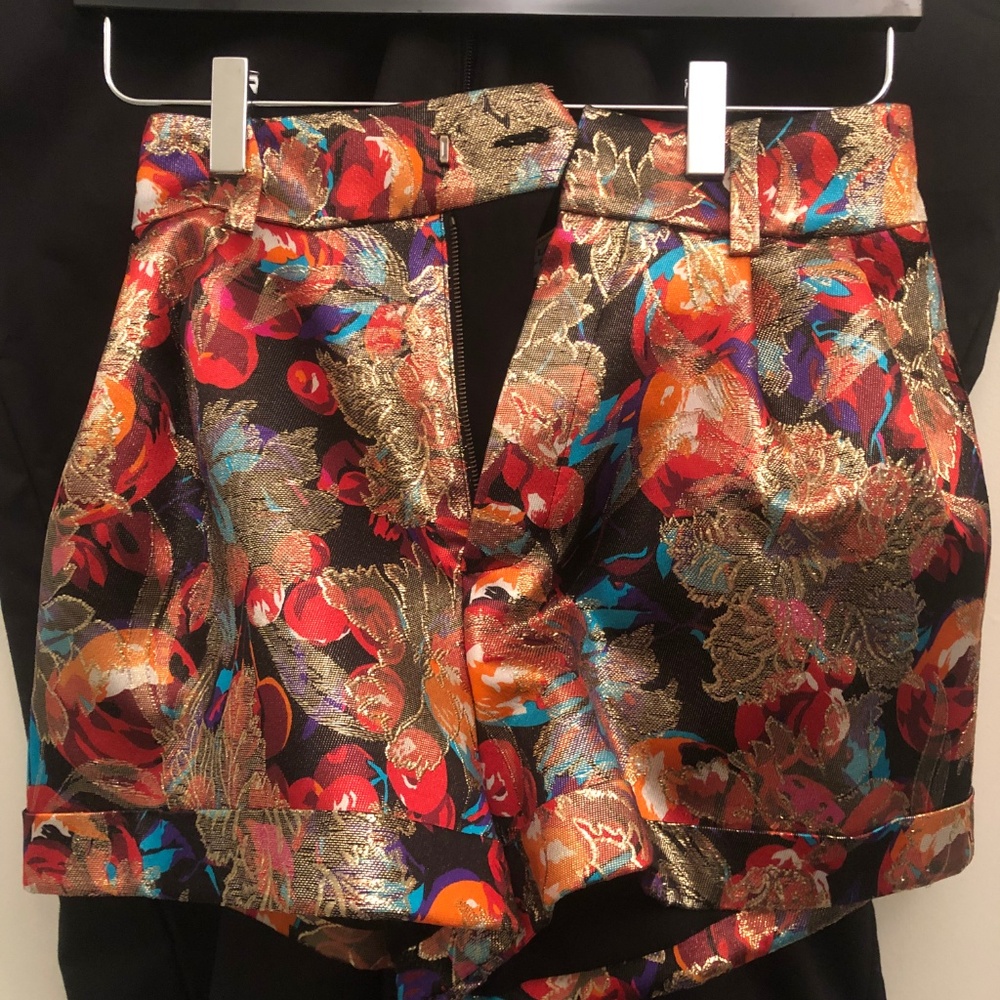 NWOT Saint Laurent Rainbow Jacquard Short